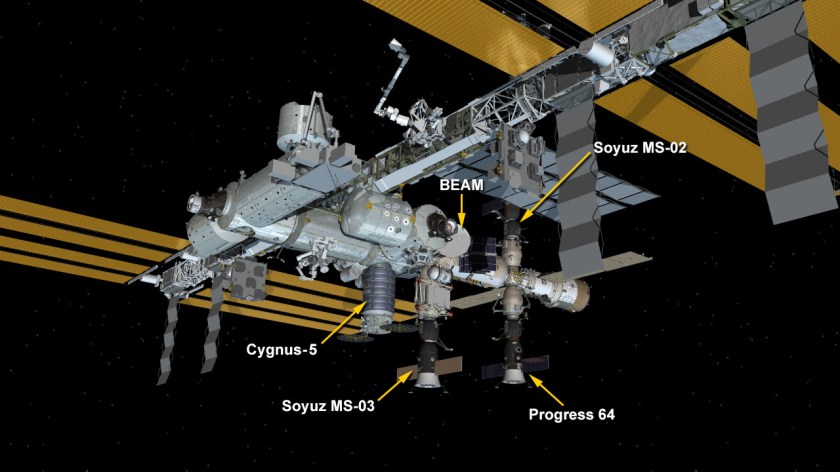 Soyuz Makes Four Spacecraft at Station