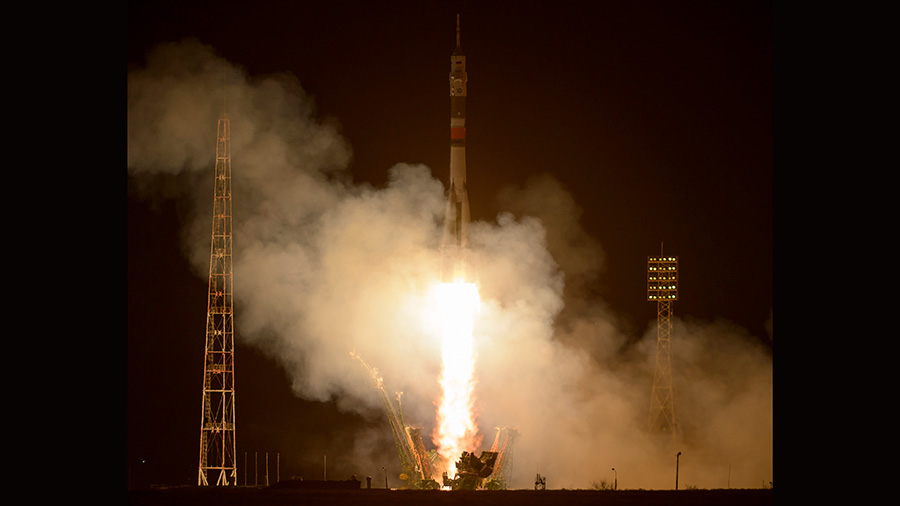 The Soyuz MS-03 Spacecraft Launches