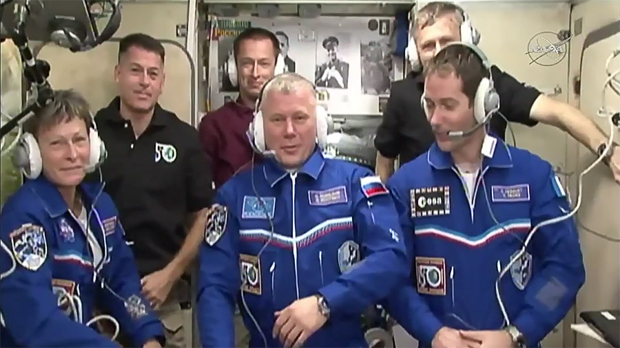 The Six-Member Expedition 50 Crew