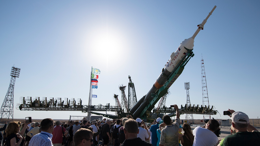 The Soyuz MS-05 rocket