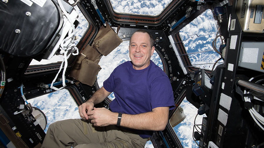 NASA astronaut and Expedition 55 Flight Engineer Ricky Arnold