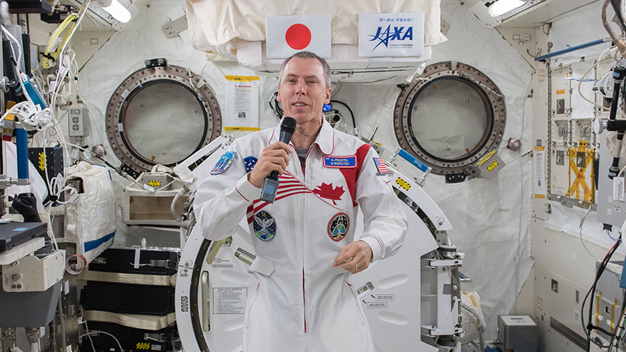 Expedition 55 Flight Engineer Drew Feustel of NASA