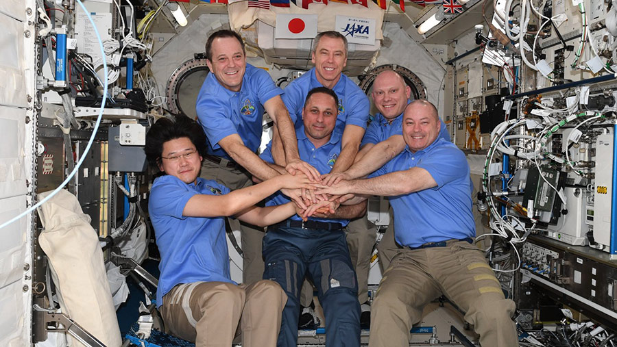 Expedition 55 Crew Portrait