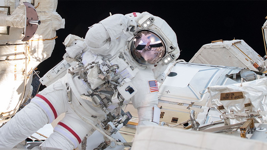 Astronauts Begin Sixth Spacewalk at Station This Year Blog_iss055e006553