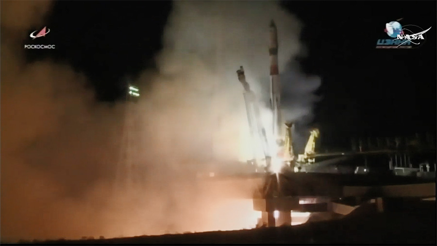 Russian Cargo Craft Liftoff