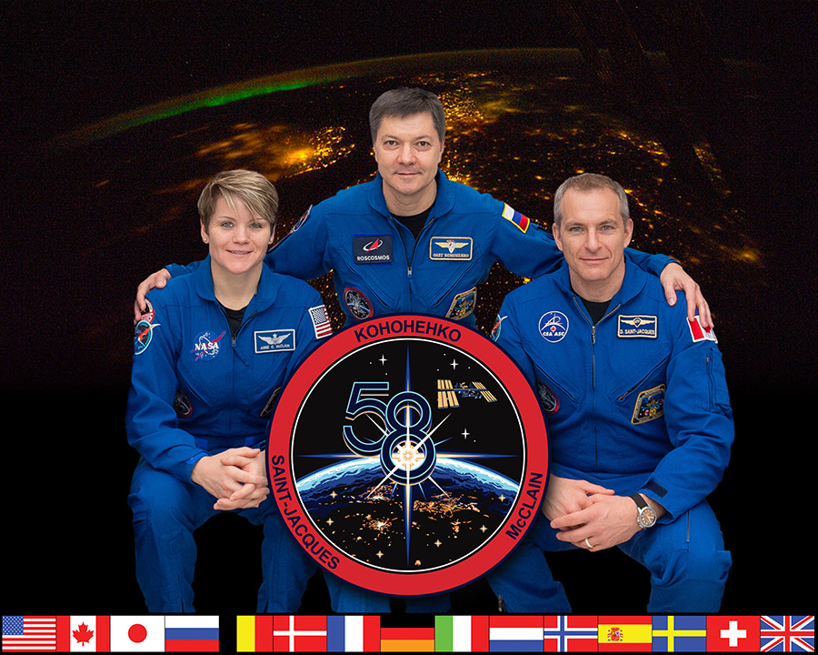 Expedition 58 Crew Portrait