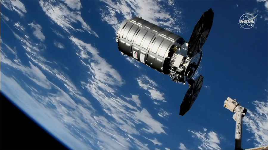 Cygnus Released from Canadarm2