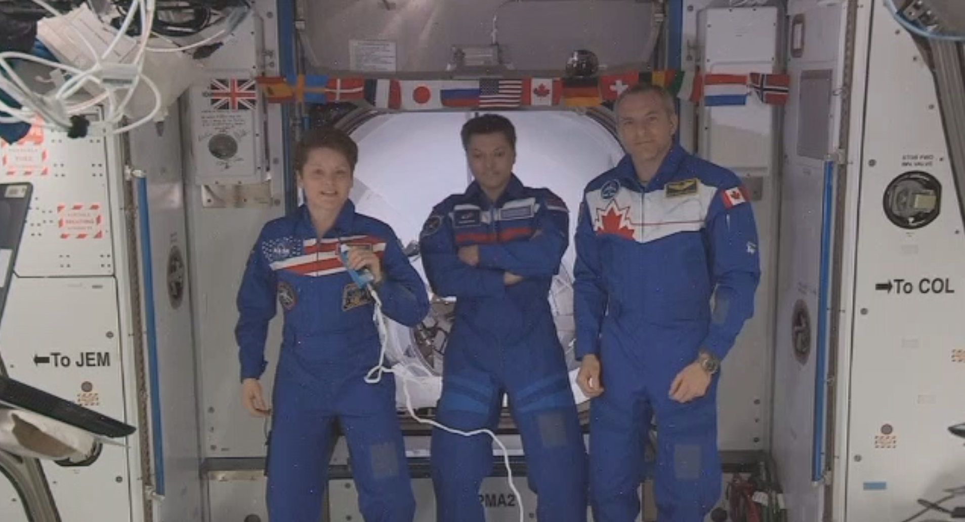 Expedition 58 welcomes Crew Dragon