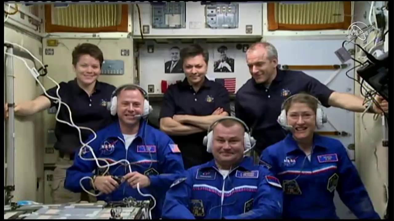 Expedition 59 Welcome Ceremony