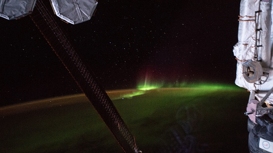 The aurora australis, also known as the "southern lights"