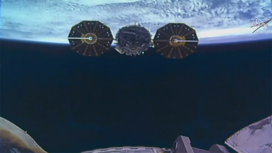 Cygnus Departs the Station