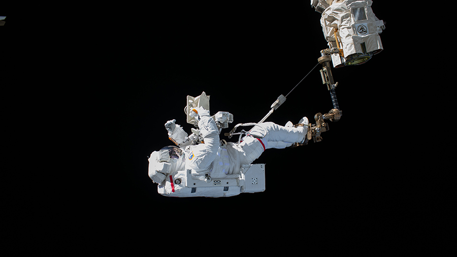 ESA (European Space Agency) astronaut Luca Parmitano