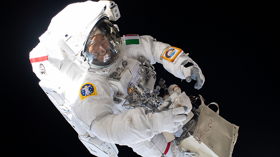 ESA (European Space Agency) astronaut Luca Parmitano