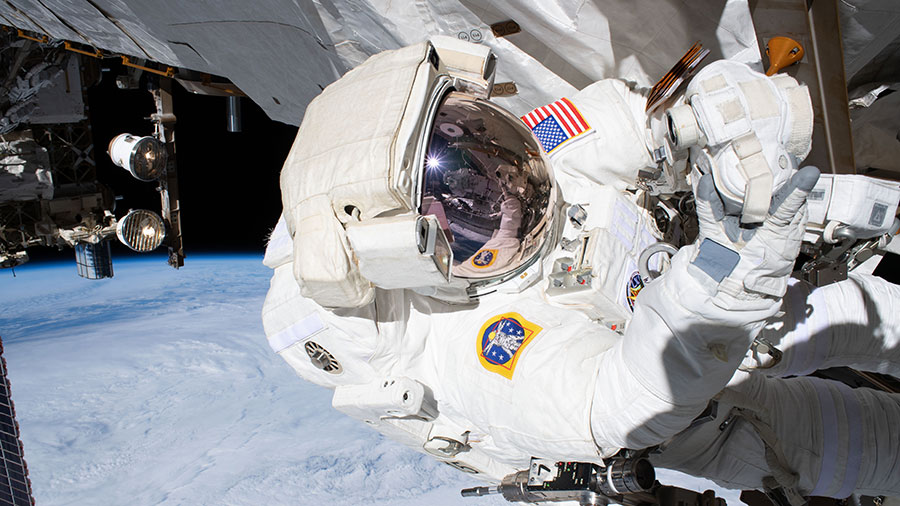 NASA astronaut and spacewalker Andrew Morgan