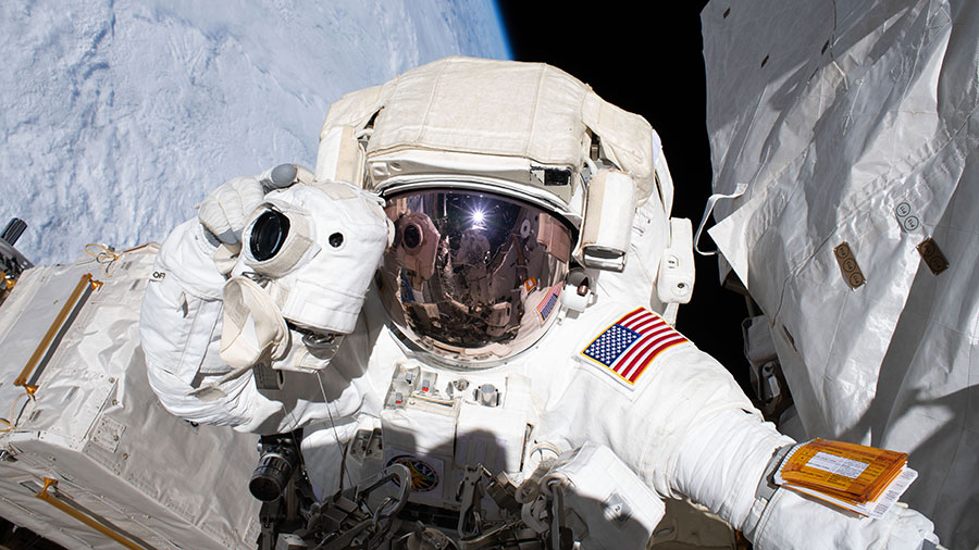 NASA astronaut and spacewalker Andrew Morgan