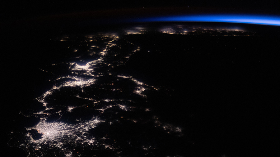 The city lights of Japan