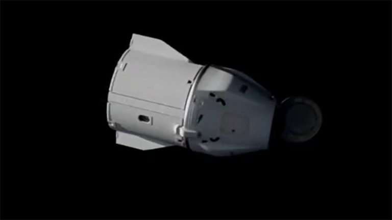 SpaceX Cargo Dragon Undocks from Station for Monday Splashdown