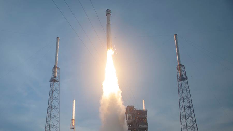 Boeing's Starliner spaceship launches atop the United Launch Alliance Atlas-V rocket from Cape Canaveral Space Force Station in Florida on May 19, 2022. Credit: United Launch Alliance