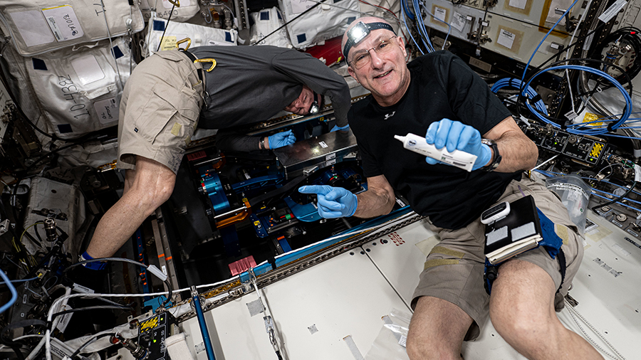 Spacewalk Preps, Science, and Cargo Work Kick Off New Year