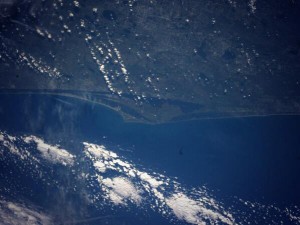 Cape Canaveral as seen from the International Space Station.