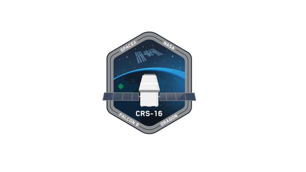 SpaceX CRS-16 Mission Patch.