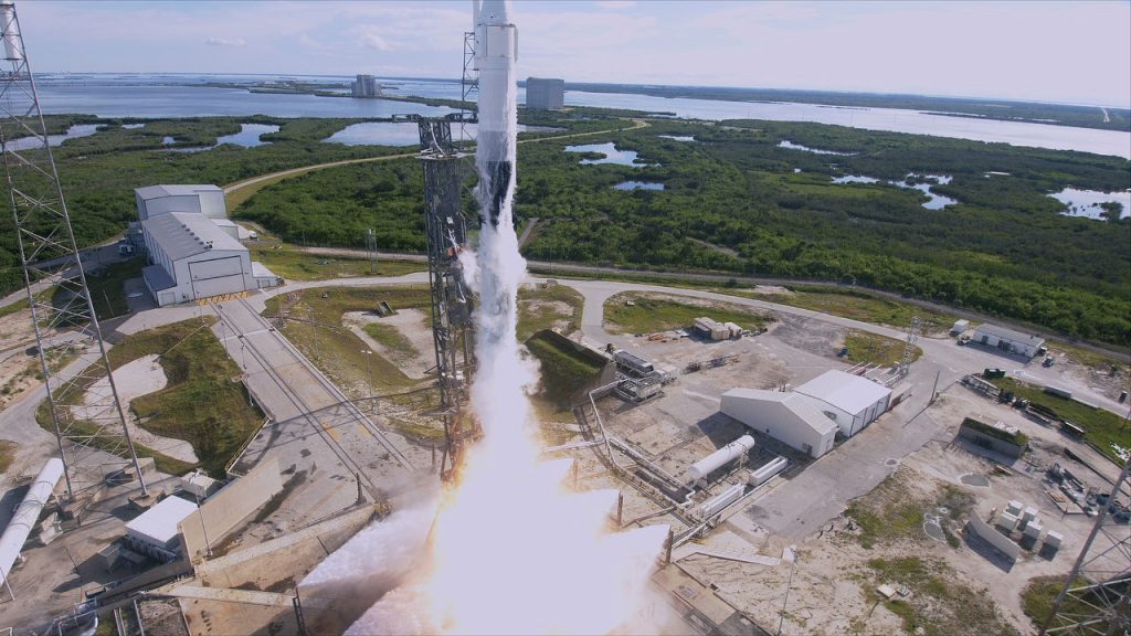 A SpaceX Falcon 9 rocket successfully lifts off from Space Launch Complex 40 at Cape Canaveral Air Force Station in Florida for SpaceX's 18th Commercial Resupply Services mission to the International Space Station. 