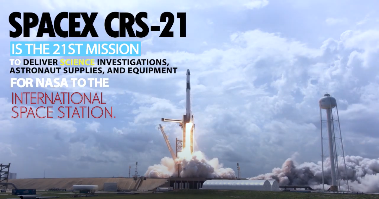 CRS-21 mission firsts graphic.