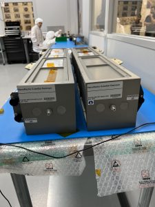 The LightCube CubeSat is inserted into the Nanoracks CubeSat Deployer.