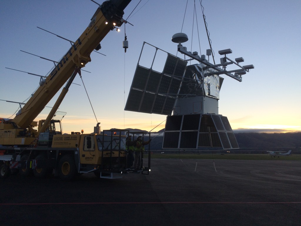 COSI payload returns from flight line