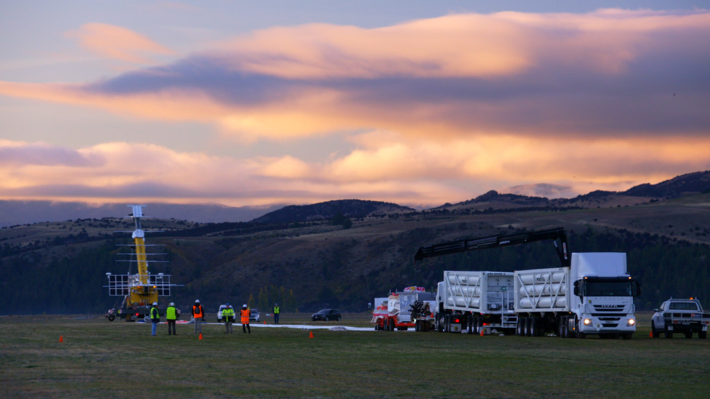 Sunrise at Wanaka Airport