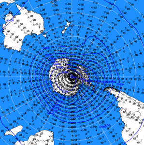 Winter Stratospheric Cyclone