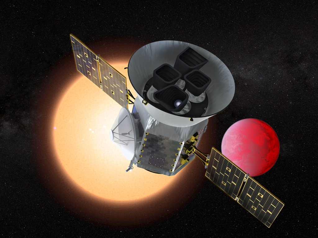 TESS exoplanet jæger rumteleskopet