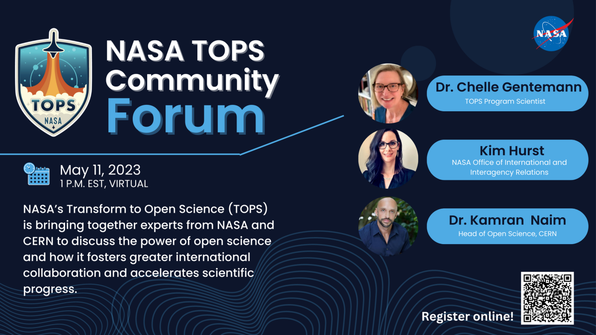 Exploring the Power of Open Science: Join NASA and CERN Experts for a Community Forum on May 11