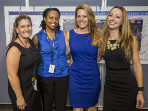 From left to right: Kimberly Brush, Yolanda Shea, Christie Funk, Denisse Aranda