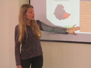 Dr. Amanda West teaching during a remote sensing and GIS workshop.