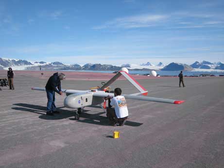 SIERRA UAS being prepared at Svalbard