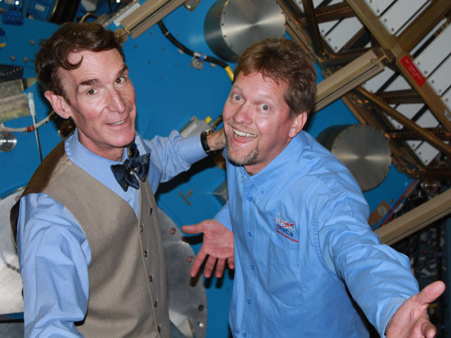 Bill Nye and Kevin Rohrer