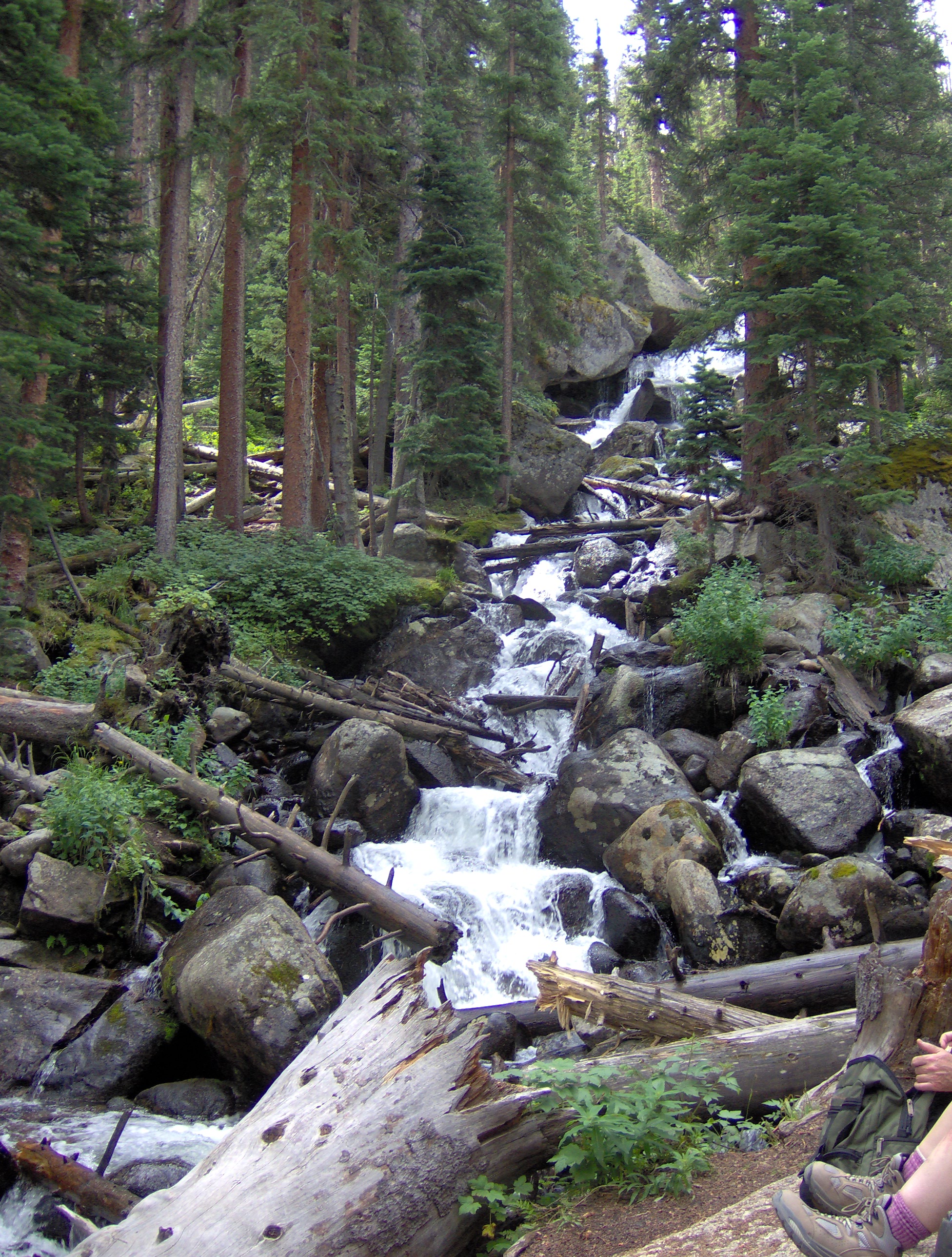 Athena falls at Rocky Mountain National Park