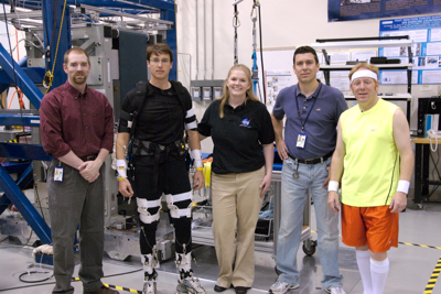 Chris and Blair with the Exercise Countermeasures crew.