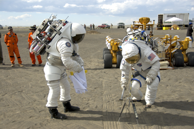 Spacesuit Testing at Moses Lake