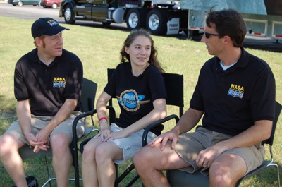 Blair and Chris interviewing Kristina.