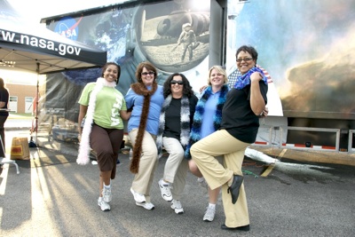 The women of NASA Marshall Spac Flight Center.