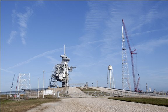 Lightning Towers Stand Tall at NASA Kennedy's Launch Pad 39B - NASA