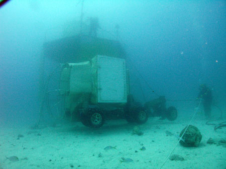 Lifting the exploration vehicle