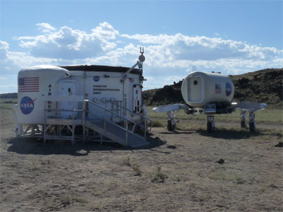 ATHLETE rover and Habitat Demonstration Unit