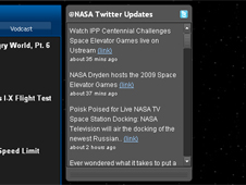 Screenshot of the New Twitter Updates box