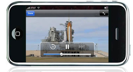 NASA TV on the iPhone