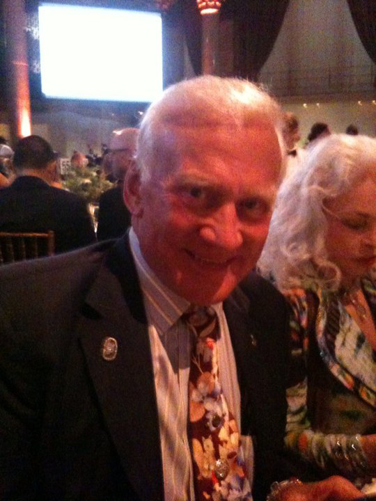 Webby Award event photo of Buzz Aldrin and wife Lois