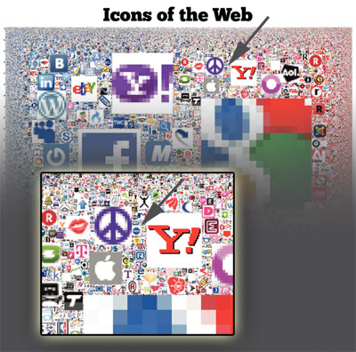 Icons of the Web showing NASA.gov