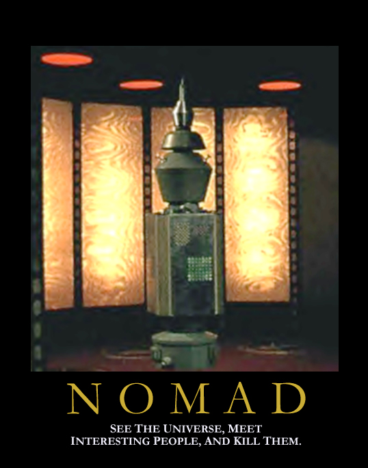 Evil Star Trek Space Probe NOMAD